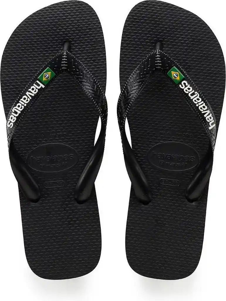 Havaianas Brasil Logo Negro 37/38