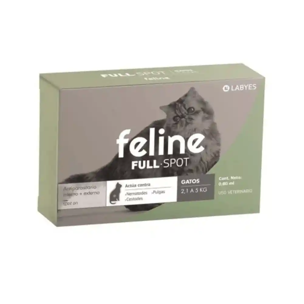 Feline Labyes Full Pipeta Gato 2.1 Kg A 5 Kg