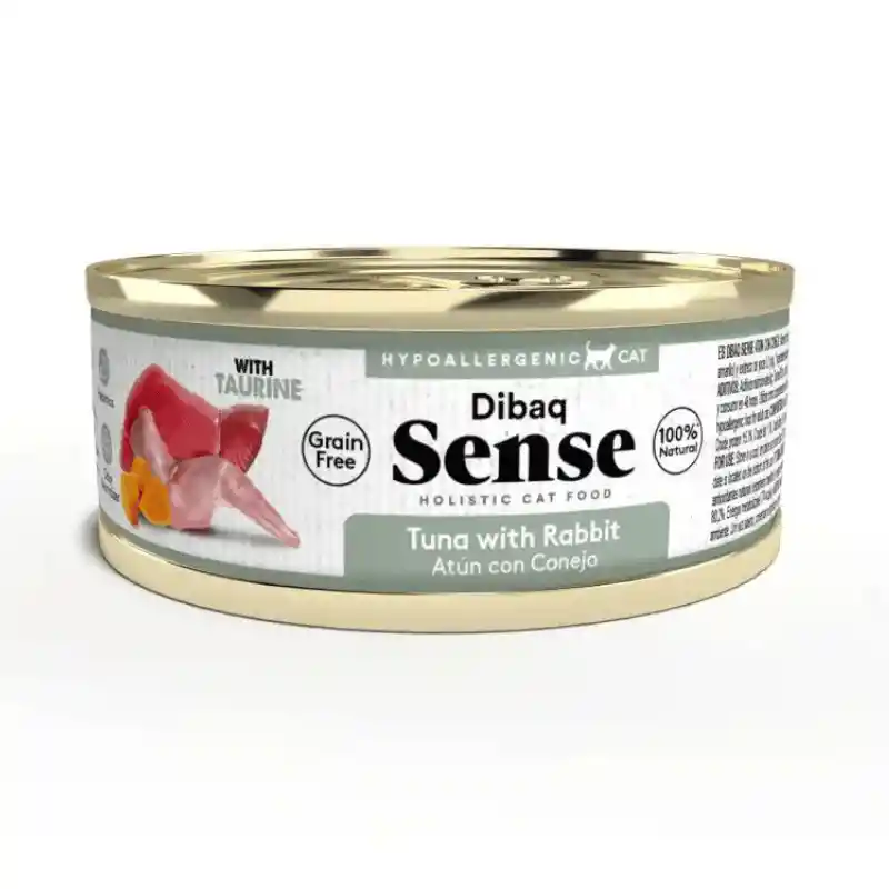 Dibaq Sense Lata Atun Y Conejo 70 Gr