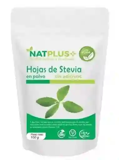 Hojas De Stevia En Polvo 100 Gramos Natplus