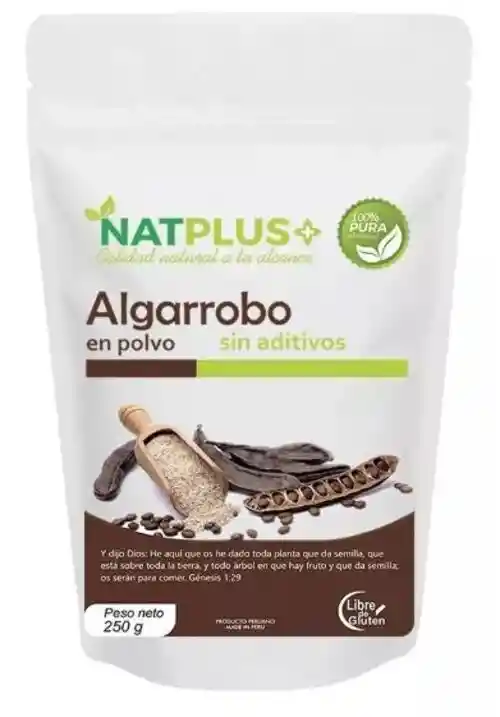 Algarrobo En Polvo 250 Gramos Natplus