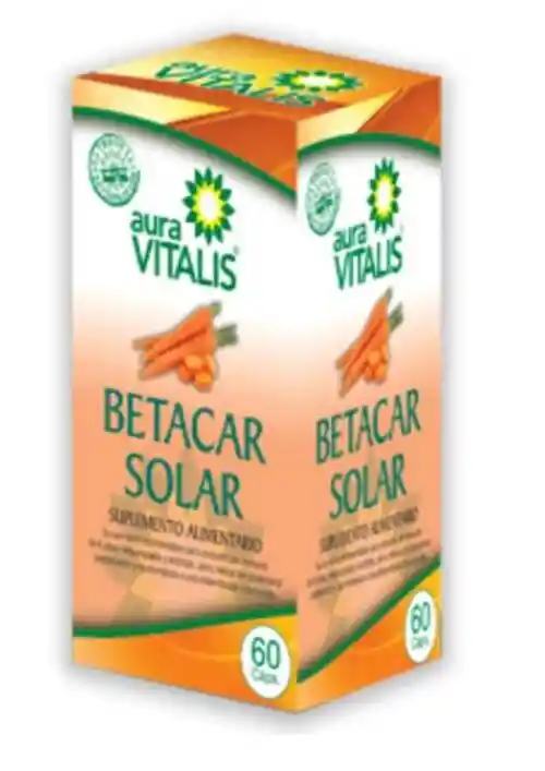 Betacar Solar Suplemento Alimentario 60 Cápsulas