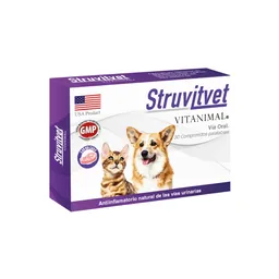 Struvitvet Perros Y Gatos 30 Comprimidos