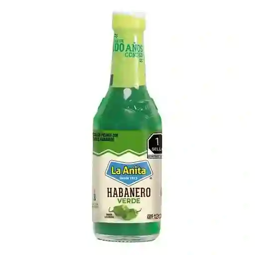 Aji Salsa Habanero Verde La Anita 120ml