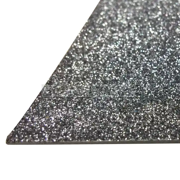 Goma Eva Glitter Color Plateada (1 Pliego)