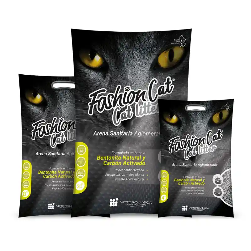 Fashion Cat Litter Carbón 8 Kg
