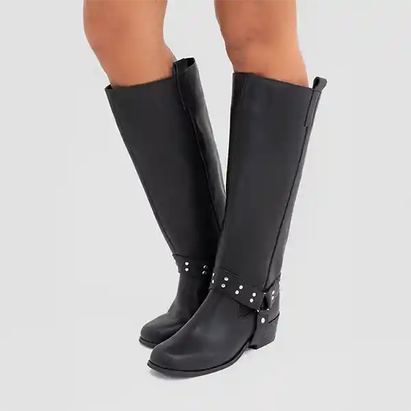 Bota Transformable Negra (alta/corta) 36