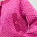 Sweater Cardigan Rosado Botones Xs