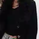 Chaqueta Peluda Negra M