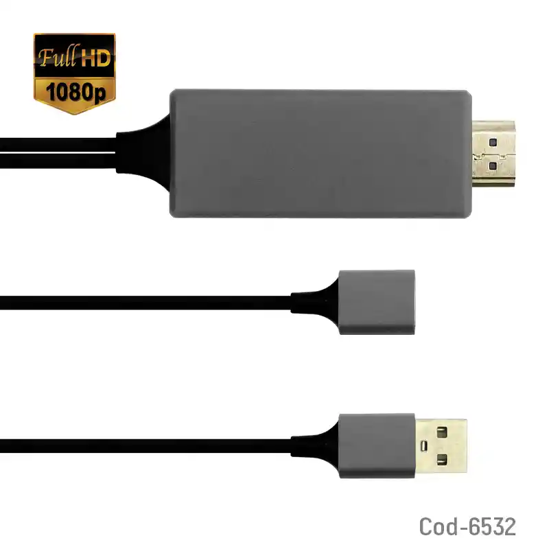 Cable Hdtv Universal Para Smartphone, De 2 Metros, Usb 2.0