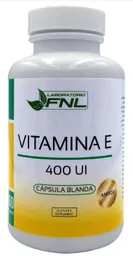 Vitamina E 400 Ui 60 Cápsulas Fnl