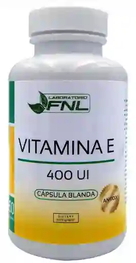 Vitamina E 400 Ui 60 Cápsulas Fnl