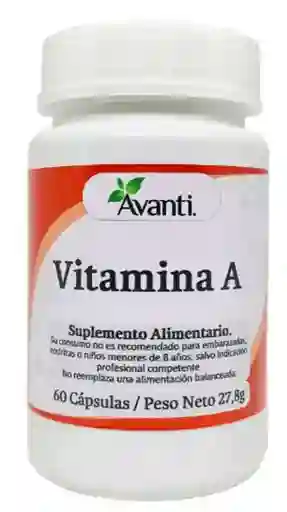 Vitamina A 60 Cápsulas Avanti