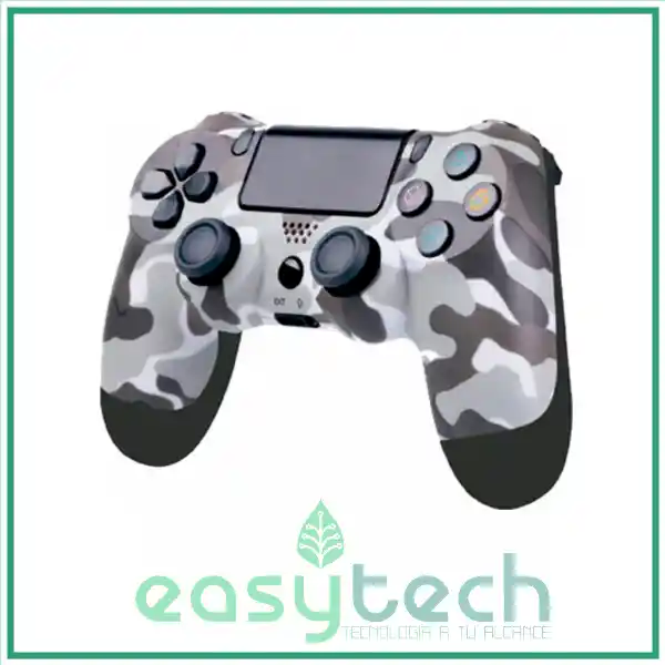 Joystick Inalámbrico Ps4 D-shock4 Tecnolab Militar Gris