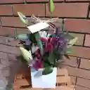 Caja Pequeña De Flores