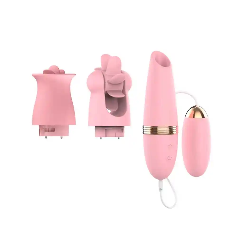 Huevo Vibrador Cabeza Intercambiable Usb