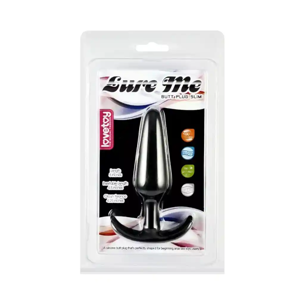 Butt Plug Anal Slim - Colores Surtidos