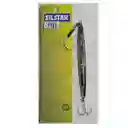 Señuelo Silstar Jig 10cms 30gr Plomo/fibra Negro/pejerey