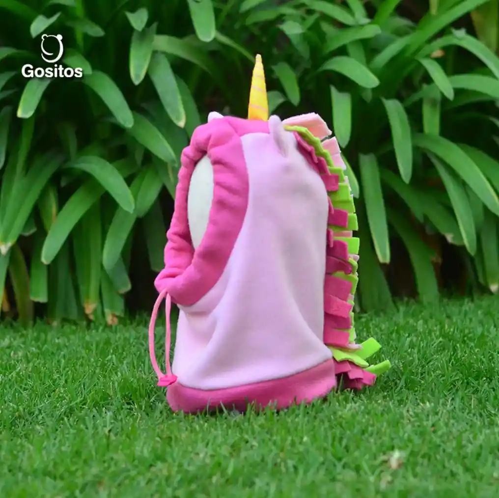 Gorro Unicornio Rosado Claro Talla S (de 12 Meses A 3 Años)
