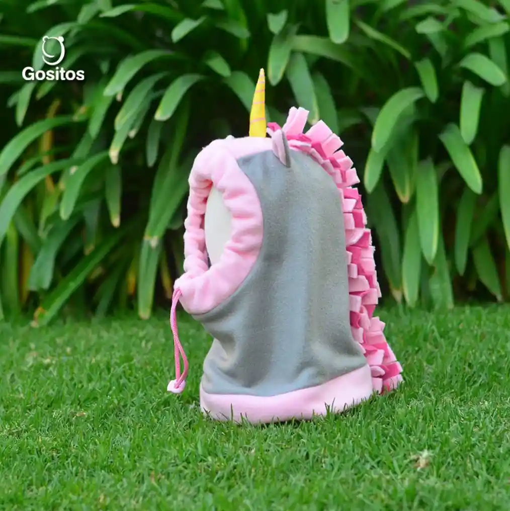 Gorro Unicornio Gris Talla S (de 12 Meses A 3 Años)
