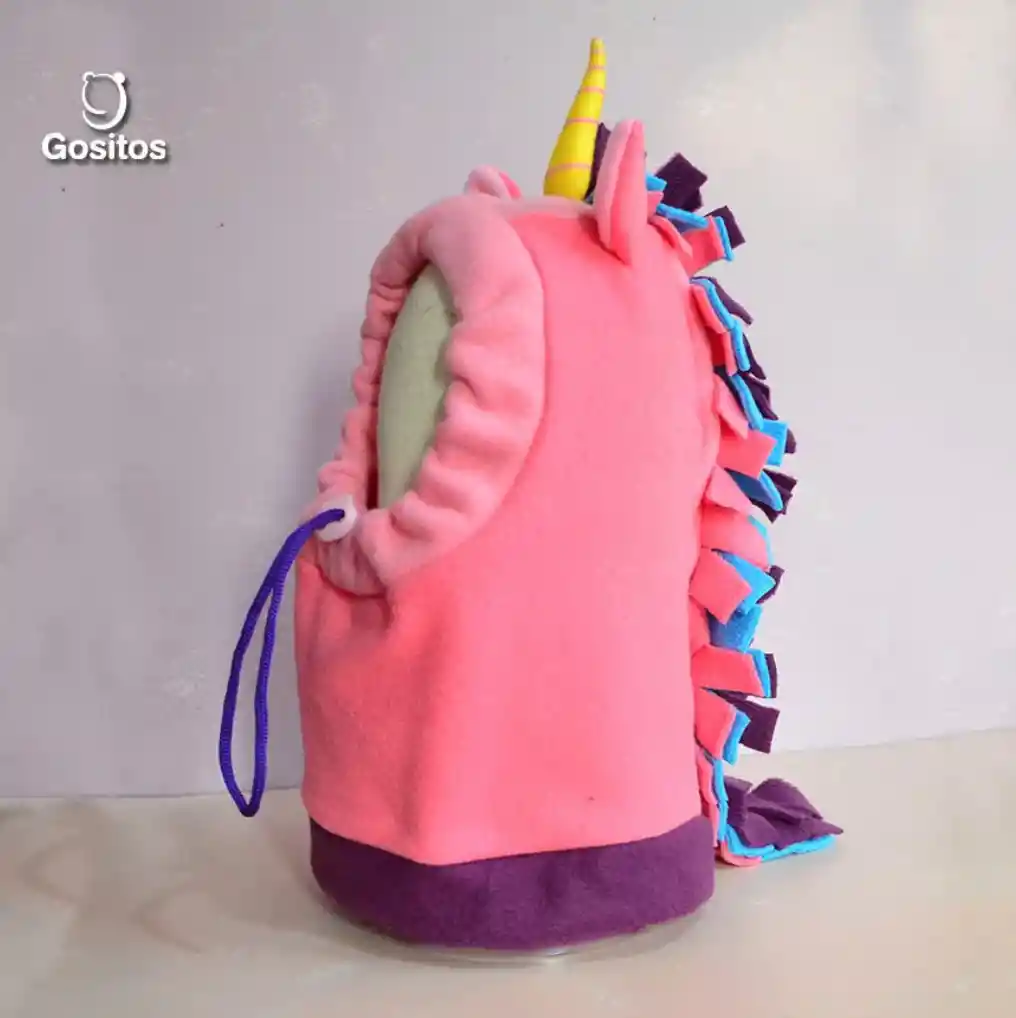 Gorro Unicornio Fucsia Talla S (de 12 Meses A 3 Años)