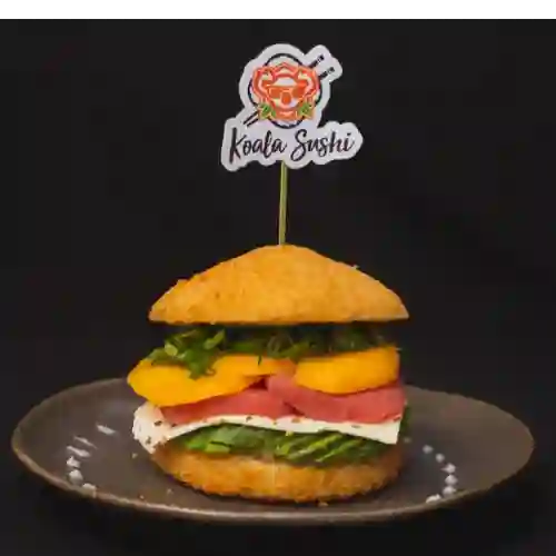 Sushi Burger Atún Lomo + Mango