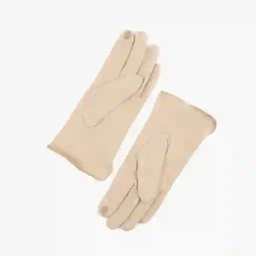 Guantes Mujer Lana S/m Beige