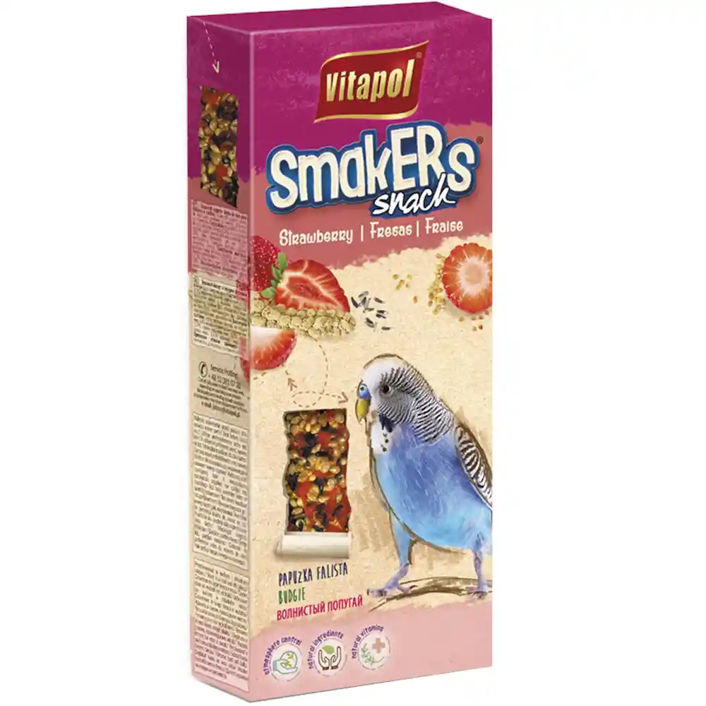 Vitapol - Smarkers Snack Periquitos (snack De Frutas Para Periquitos) 2 Unidades.