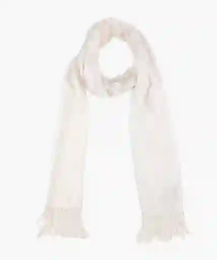 Bufanda Mujer Soft Unicolor Blanco