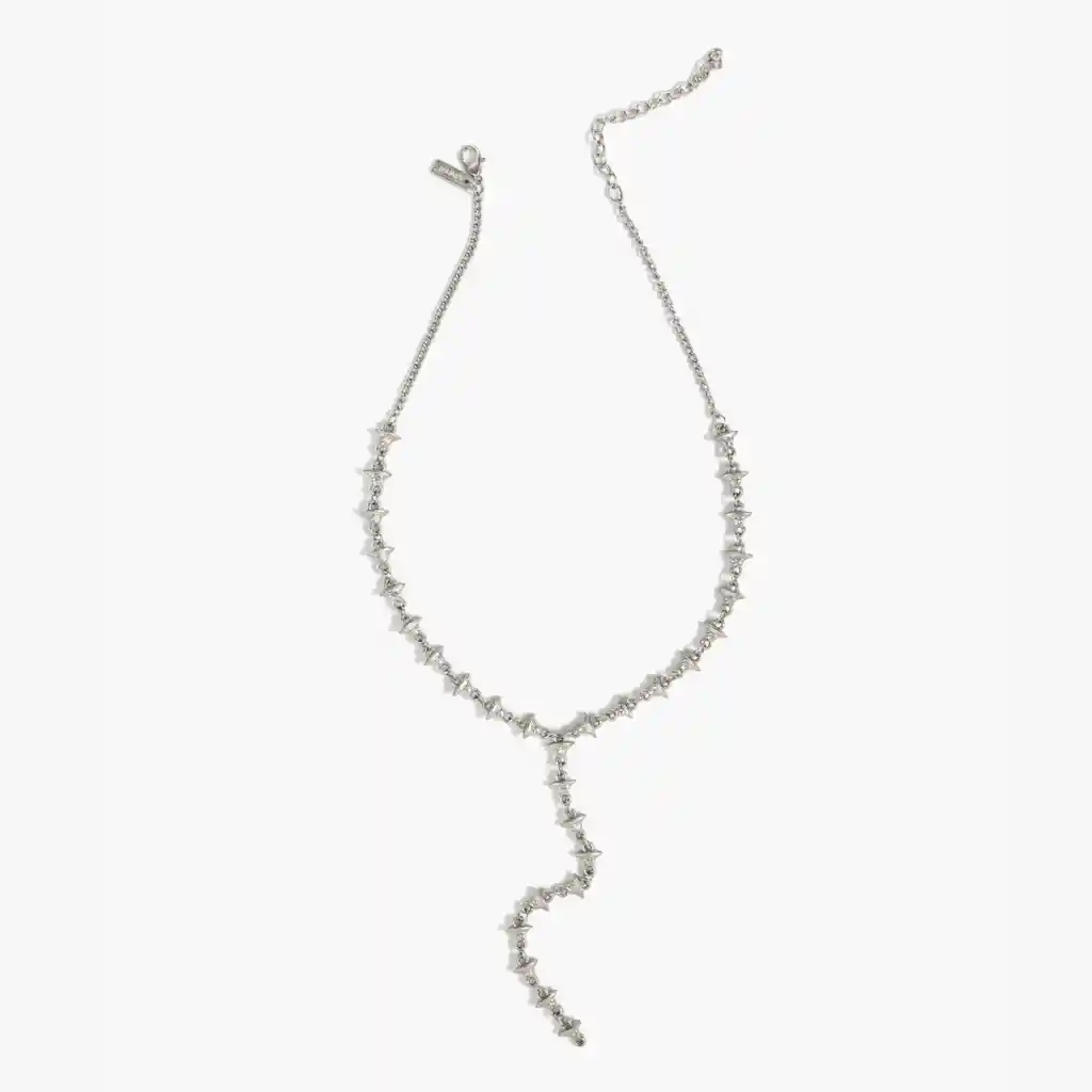 Collar Mujer Campanas Plateado