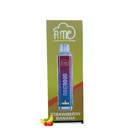 Vaper Fume Me 9000 Desechable - Strawberry Banana