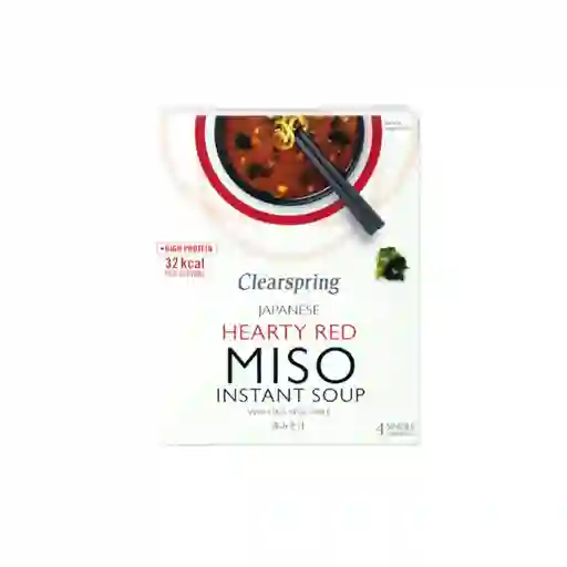 Sopa Miso Hearty Red (40g) Clearspring
