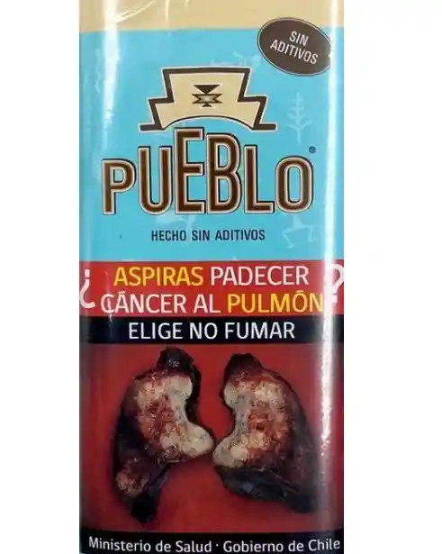 Tabaco Pueblo Celeste Sin Aditivos 30grs