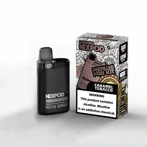 Vaporizador Nexpod 5000 Puffs 5% - Caramel Tobacco