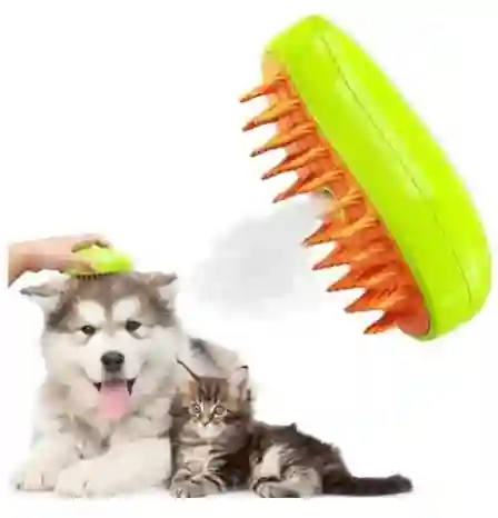 Pet Brush Cepillo Para Mascotas Con Rociador Recargable (hk-06)