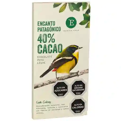 Tableta Chocolate Leche 40% Cacao 58 Gr.