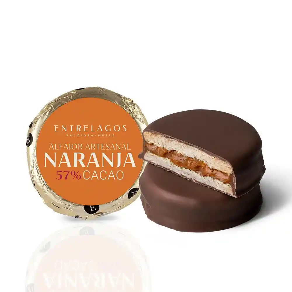 Alfajor Naranja Chocolate Bitter 50 Gr.