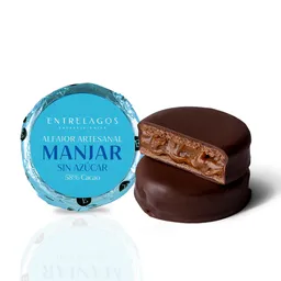 Alfajor Manjar Chocolate Bitter Sin Azúcar 50 Gr.