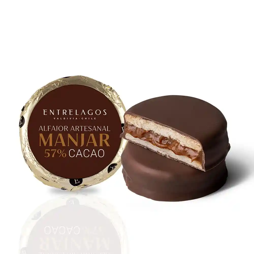 Alfajor Manjar Chocolate Bitter 50 Gr.