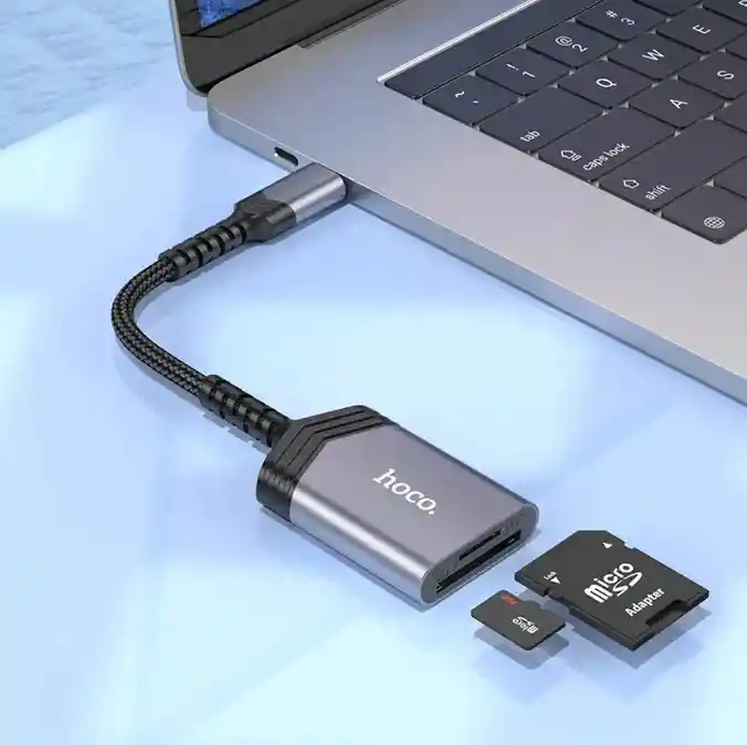 Lector De Tarjetas Sd Hoco Ua25 Usb-c 2tb 480mbps
