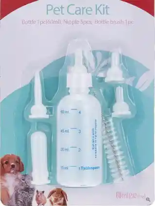 Bioline - Pet Care Kit (kit Para El Cuidado De Mascotas Mamadera) Perros Y Gatos