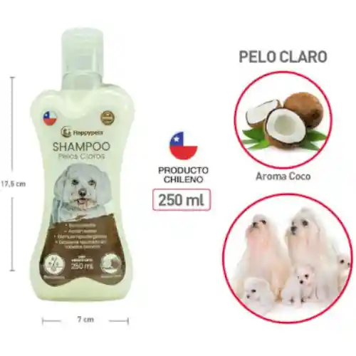 Shampoo Perro Pelos Claros 250ml