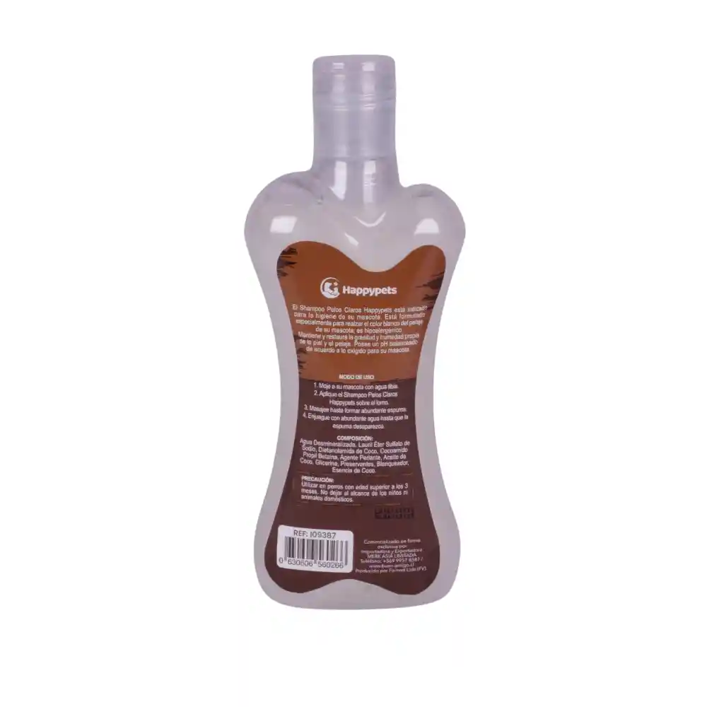 Shampoo Perro Pelos Claros 250ml