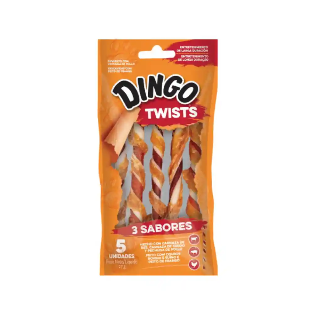 Snack Dingo Triple Flavor Twist 5 Un.