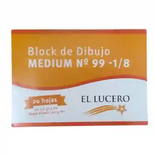 Block De Dibujo Medium N° 99 1/8