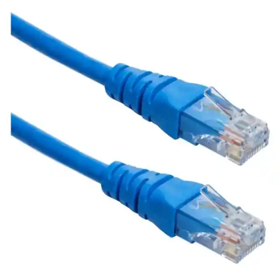 Cable De Red Rj45 Cat5  2mts Azul