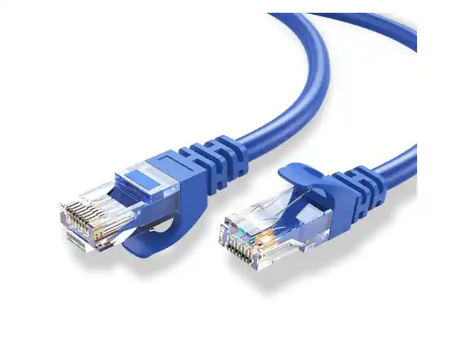 Cable De Red Rj45 Cat5  2mts Azul