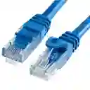 Cable De Red Rj45 Cat5  2mts Azul