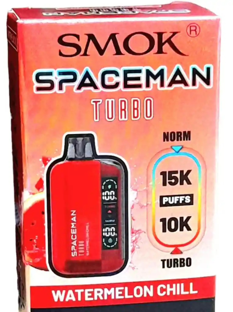 Vaper Smok Spaceman Desechable 15000 Puff Watermelon Chill