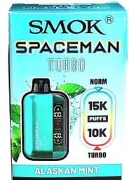 Vaper Smok Spaceman Desechable 15000 Puff Alaska Mint